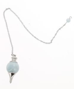 Pendule sphère Aigue Marine 4cm, 1 part